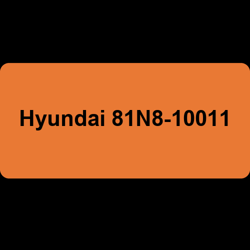 Hyundai 81N8-10011